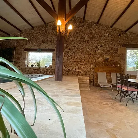 Сasa de vacaciones Refuge Champêtre - Piscine Intérieure - Détente Salles (Lot-et-Garonne)